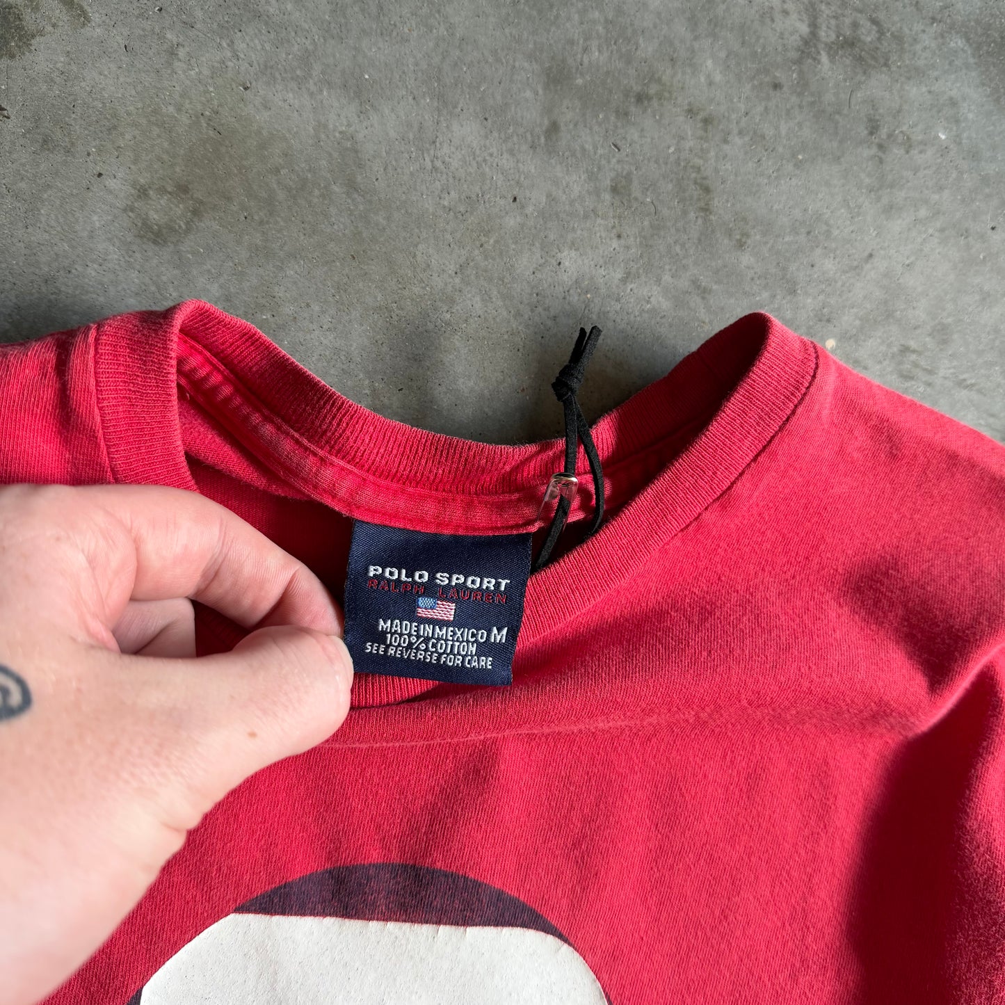 Vintage Polo Sport P Logo Tee
