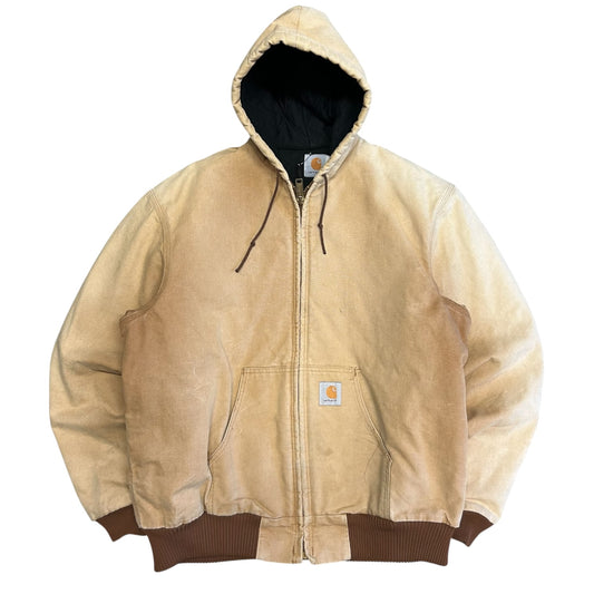 Carhartt ‘J04 BRN’ Brown Quilt Lined Active Jacket