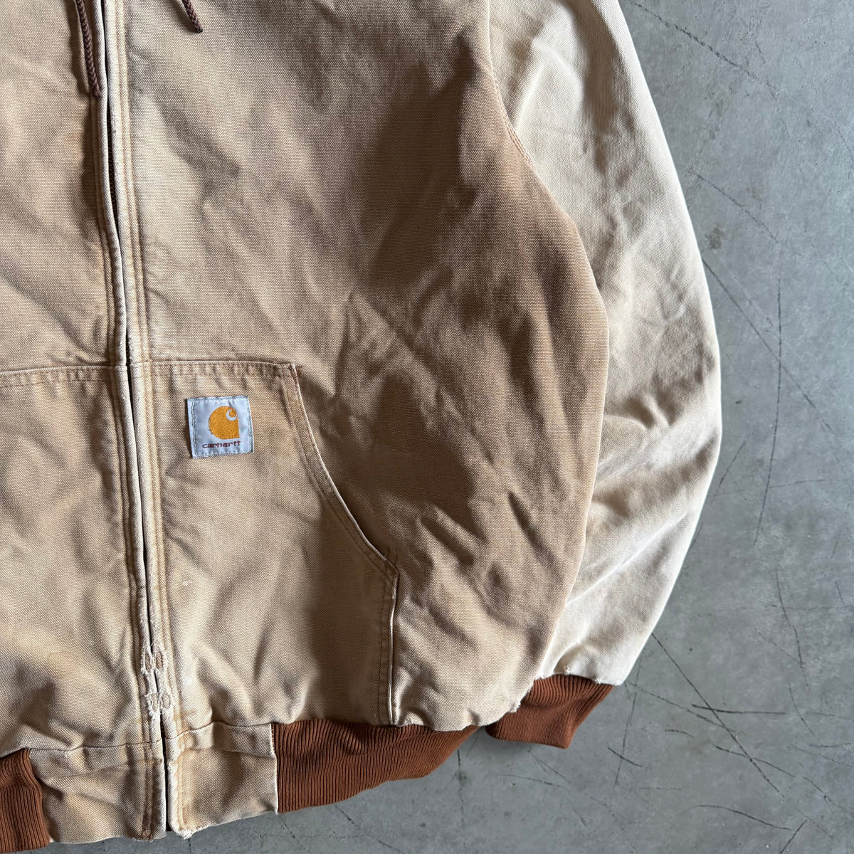 Carhartt ‘J03 BRN’ Thermal Lined Faded Brown Active Jacket