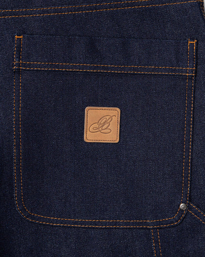 Brigade - Raw Denim Double Knee Shorts - Denim