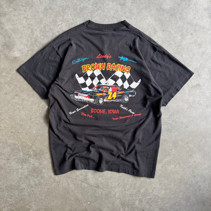 Vintage Boone Brown Racing #24 Stock Car Tee