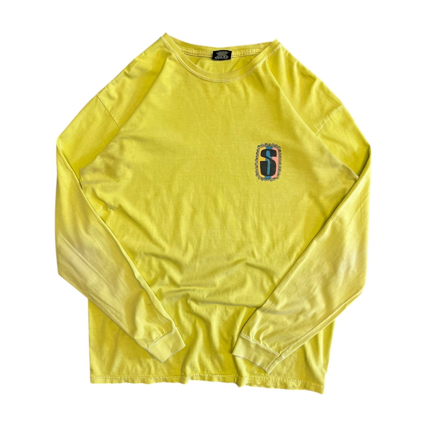 Stussy Yellow Longsleeve Tee