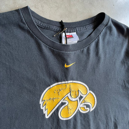 Vintage Nike Iowa Hawkeyes Centered Logo Tee