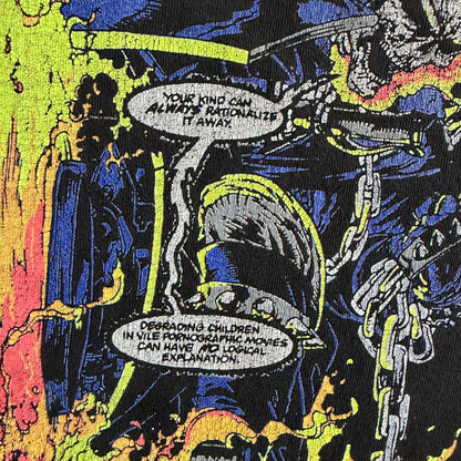 Vintage Marvel Ghost Rider Degrading Children Comic Images T Shirt