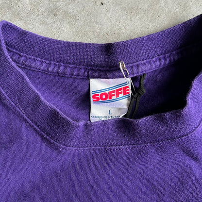 Y2K UNI “Purple For Life” Spell-Out Tee