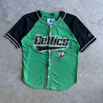 Vintage Starter Boston Celtics Baseball Jersey