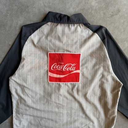 Vintage 60s/70s Perma-Neat Coca Cola Stripe Work Shirt