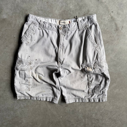 Y2K Levi’s Grey Distressed Utility Cargo Shorts