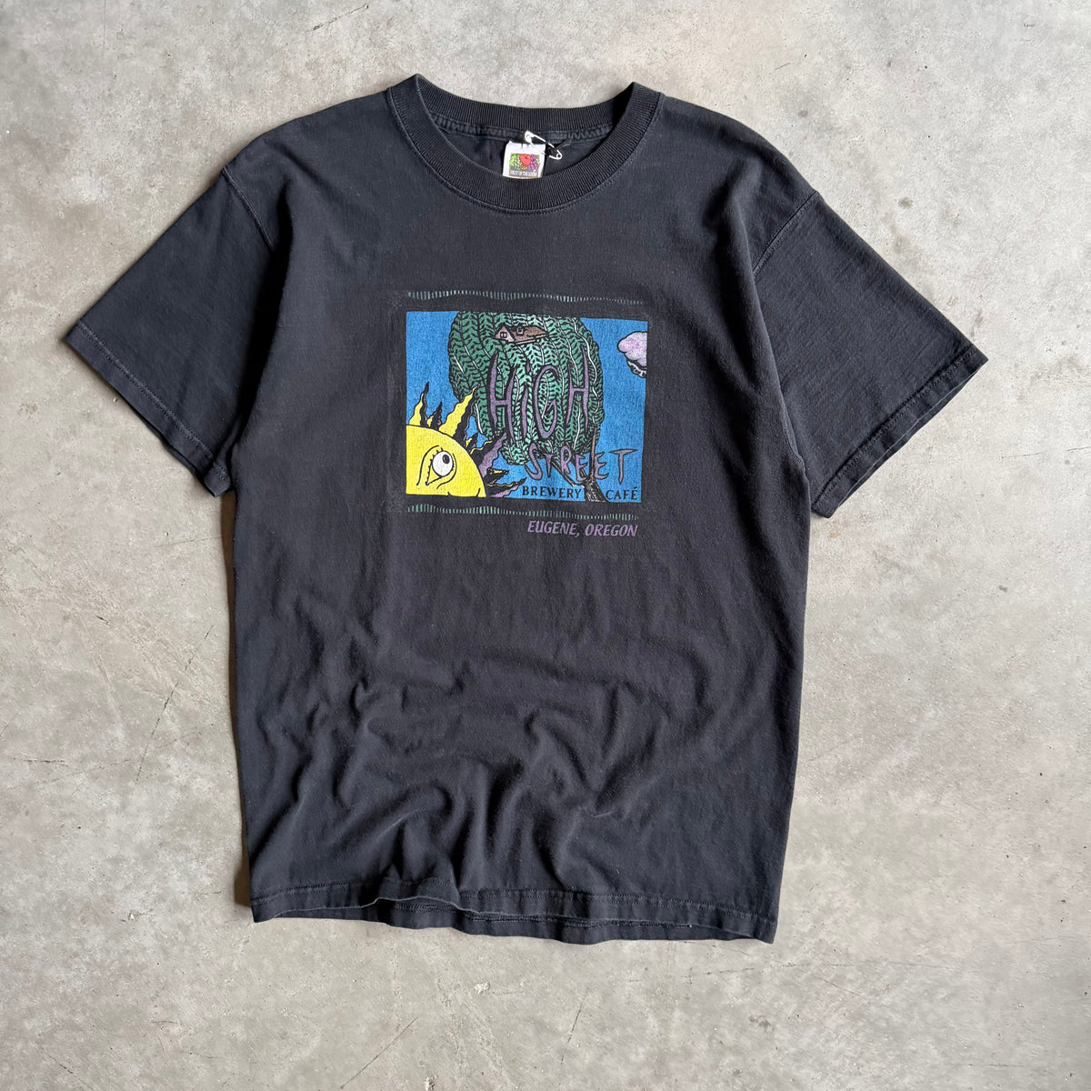 Vintage High Street Brewery & Cafe Eugene Oregon T Shirt