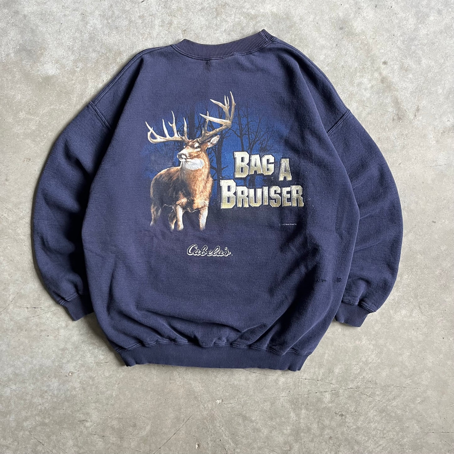 Y2K Cabela’s “Bag A Bruiser” Buck Wear Sweashirt