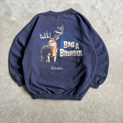 Y2K Cabela’s “Bag A Bruiser” Buck Wear Sweashirt