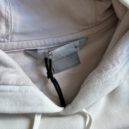 Vintage Nike White & Navy Spell-Out Center Swoosh Hoodie