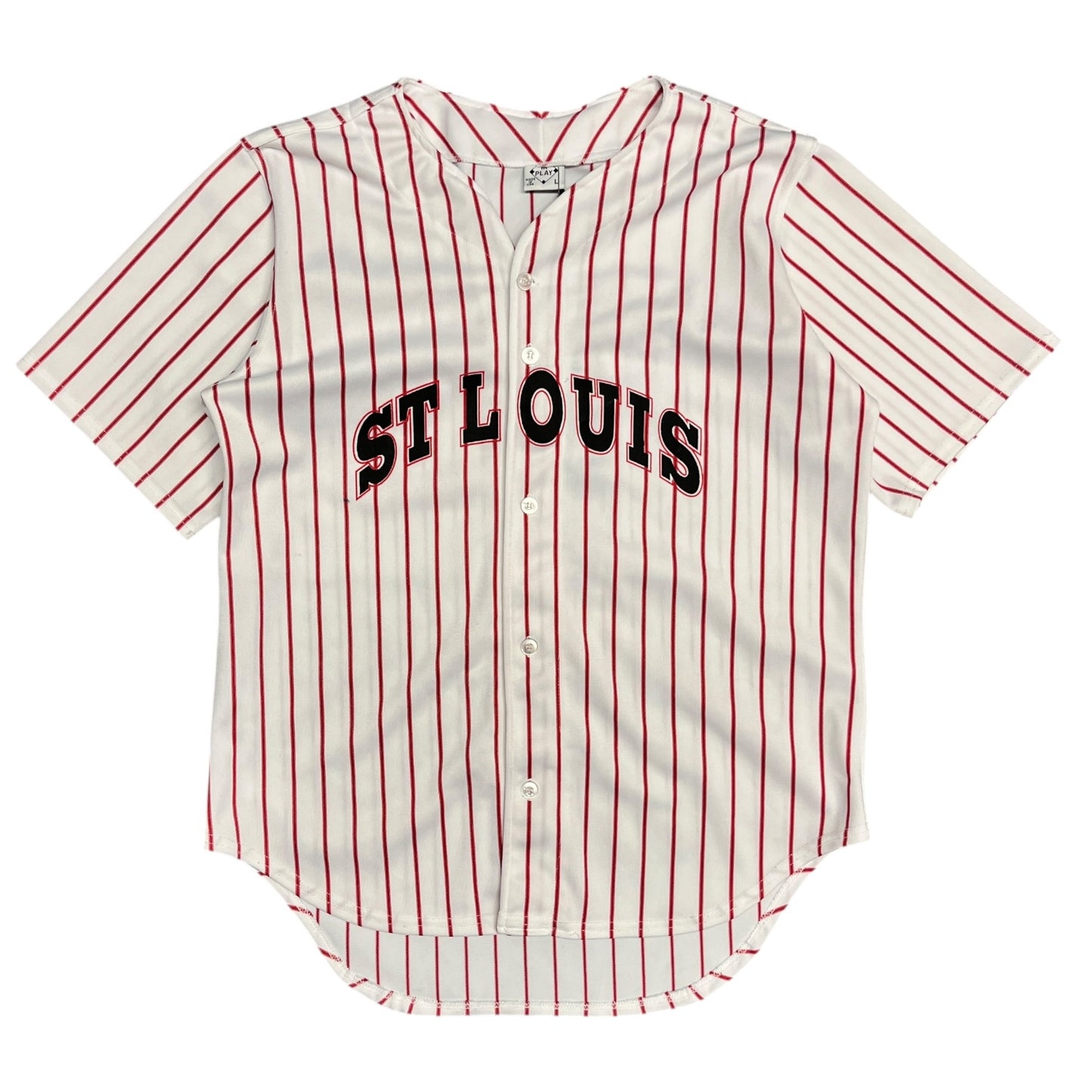 Y2K St. Louis Pin Stripe Baseball Jersey