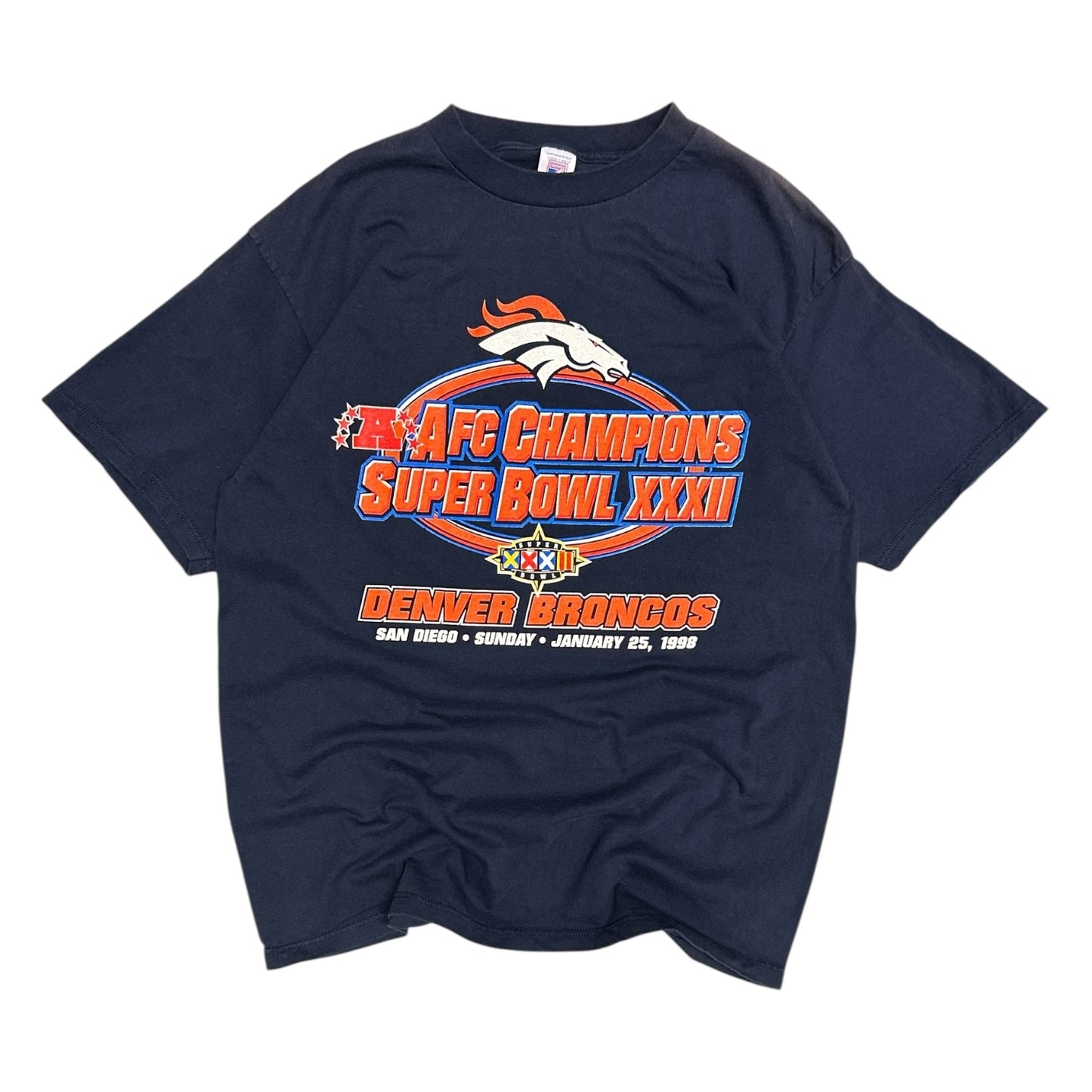 Vintage 1998 Broncos AFC Champions Tee