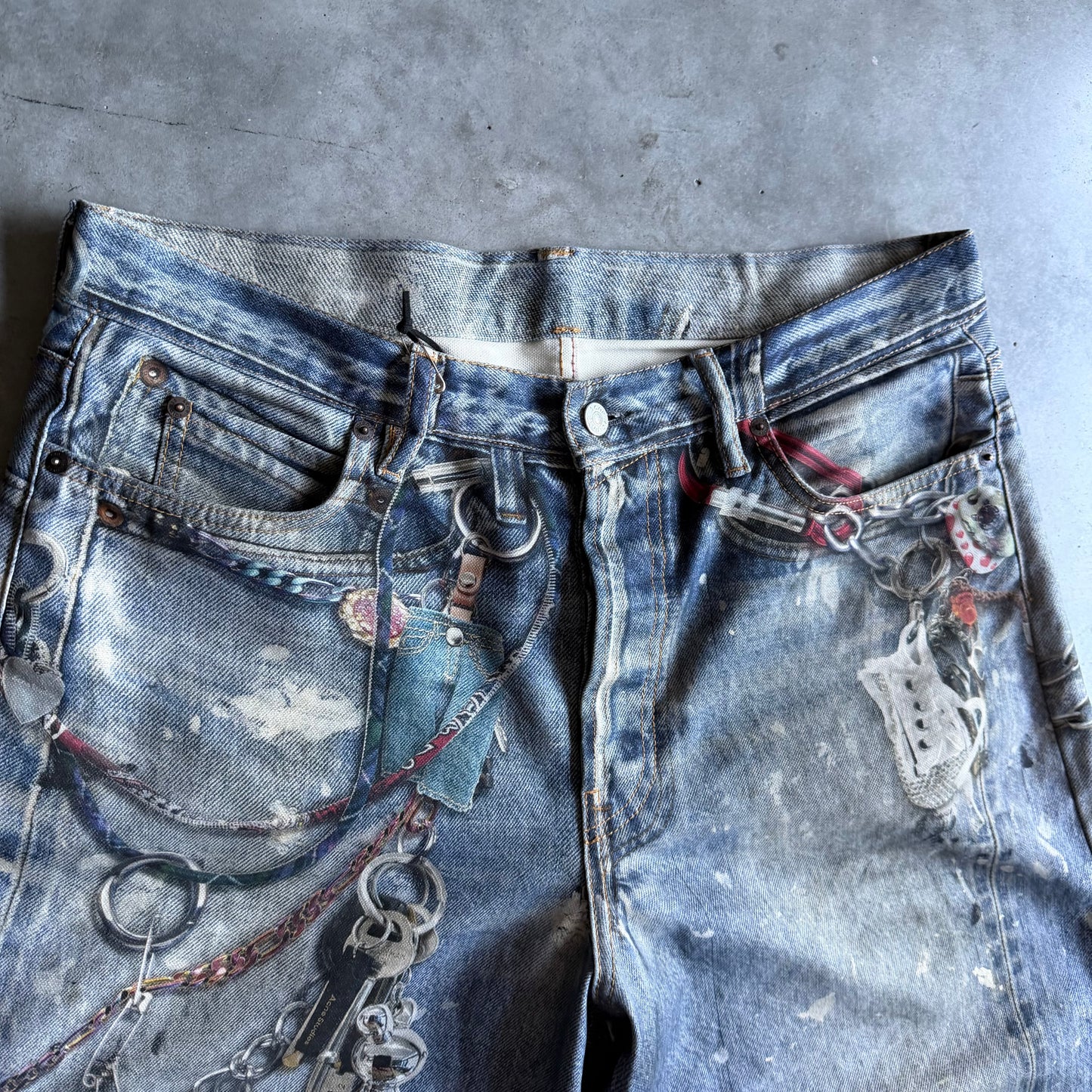 Acne Studios 1981 Loose Fit Trompe-L’ŒIL Jeans