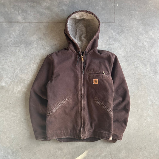Carhartt ‘J141 DKB’ Fleece Lined Hooded Detroit Jacket