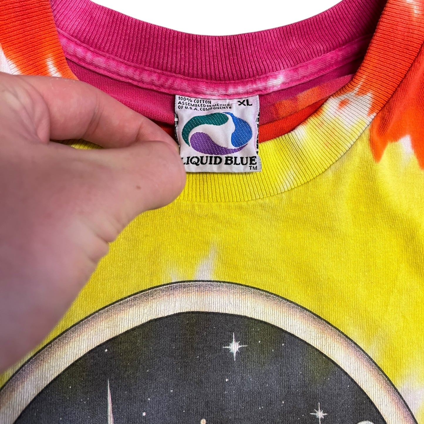 1992 Liquid Blue Grateful Dead ‘Space Your Face’ Tee
