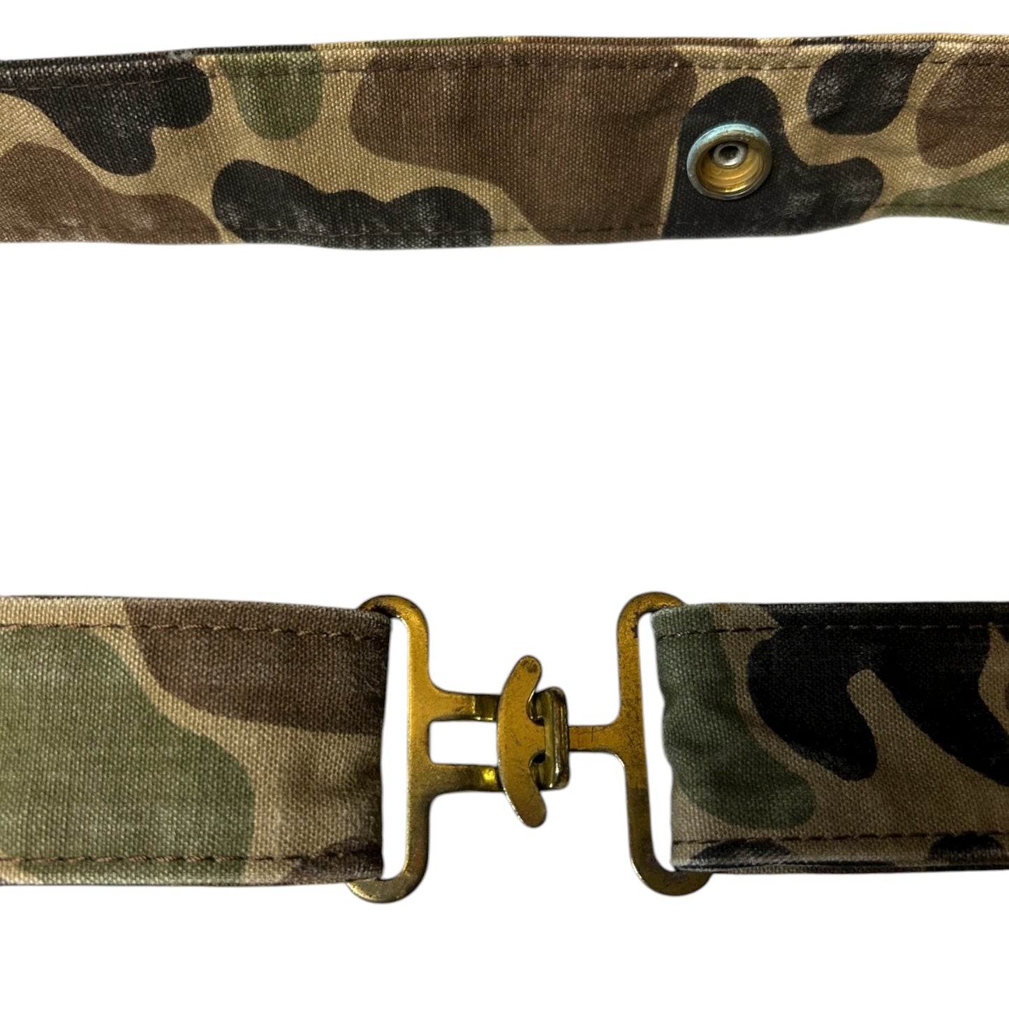 Y2K Adjustable Camo Clasp Belt