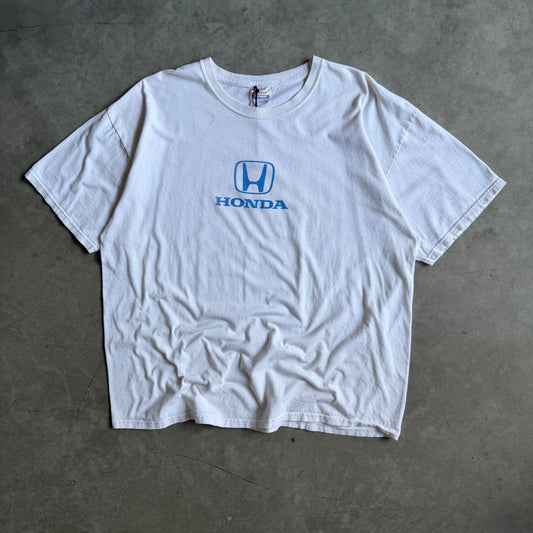 Vintage Honda Centered Spell-Out & Logo Tee
