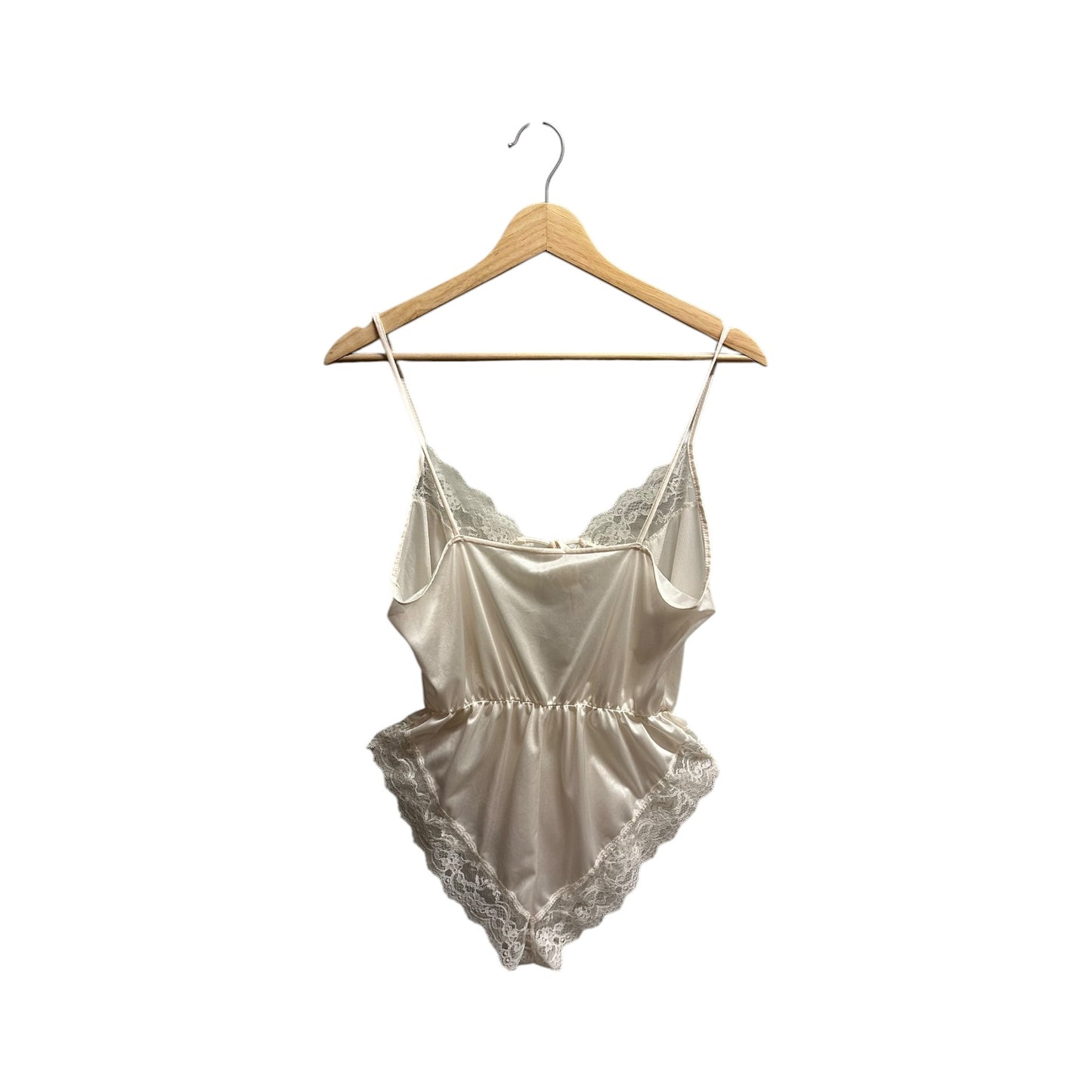 Women’s Vintage Cream Lace Teddy