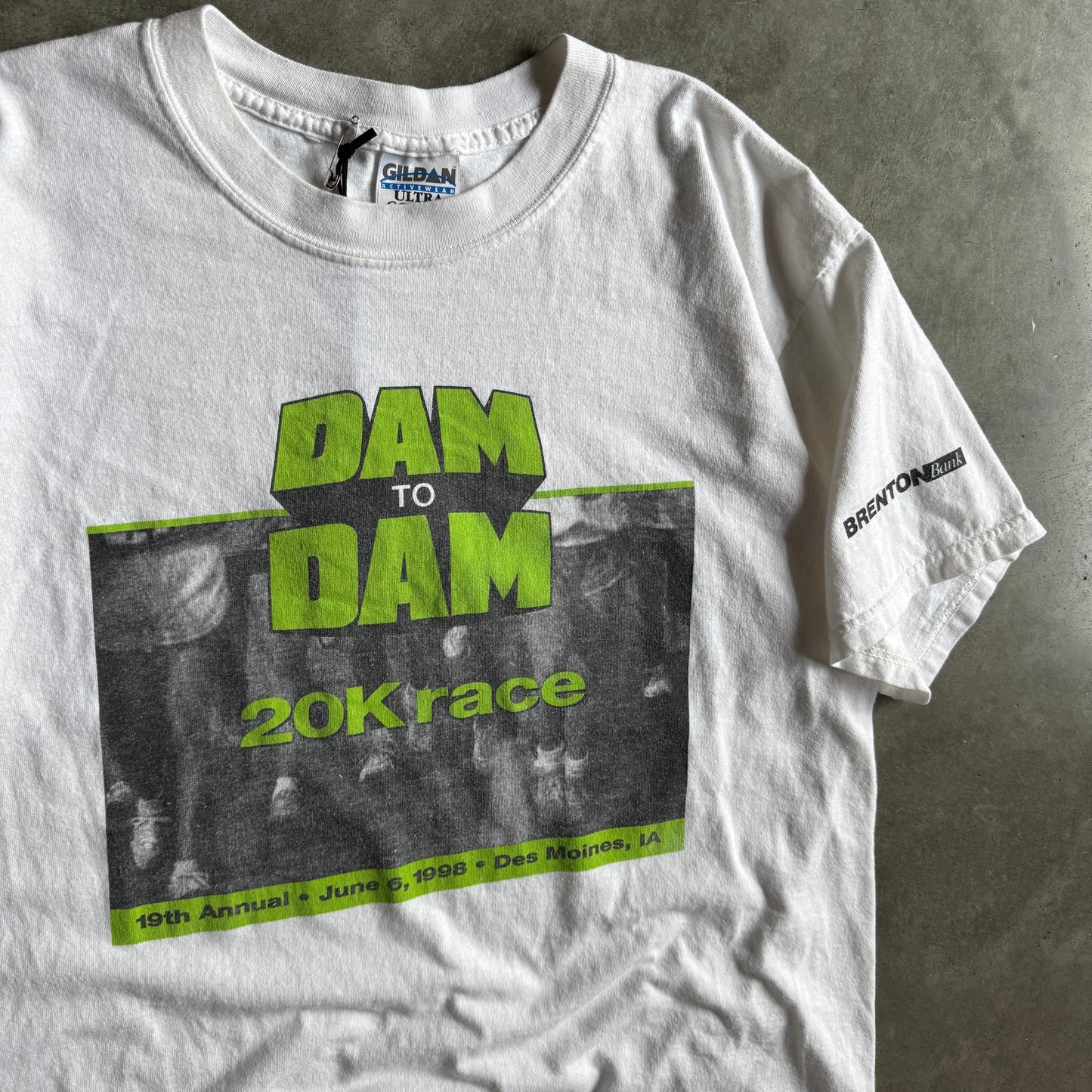 Vintage ‘98 Dam To Dam 20k Race Tee