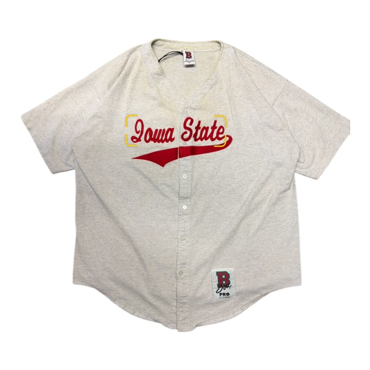 Vintage Iowa State Cyclones Script Baseball Jersey