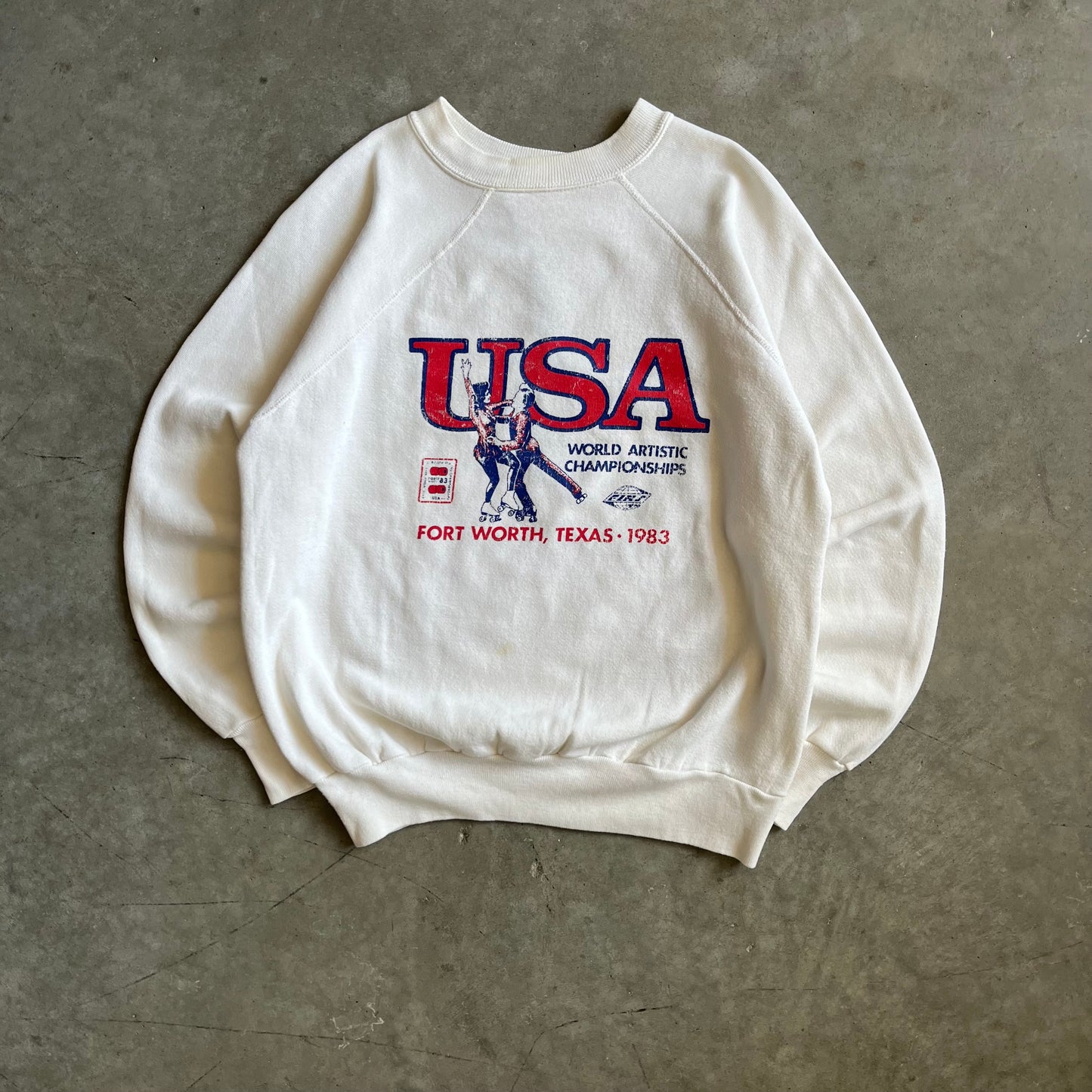 Vintage ‘83 USA Figure Skating Raglan Sweatshirt