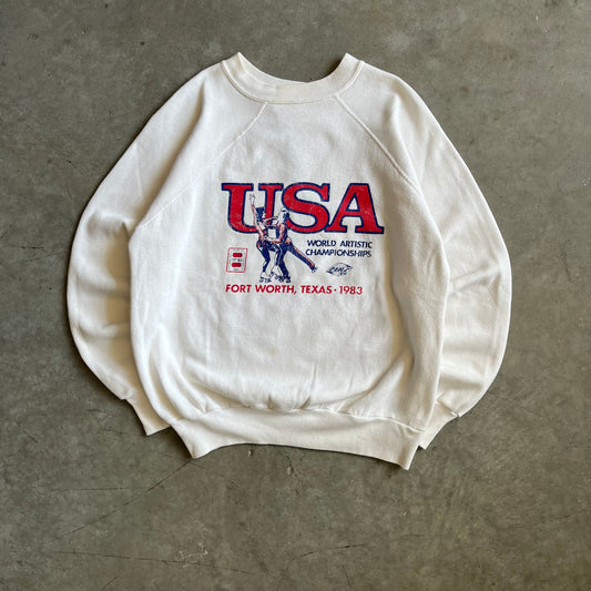 Vintage ‘83 USA Figure Skating Raglan Sweatshirt