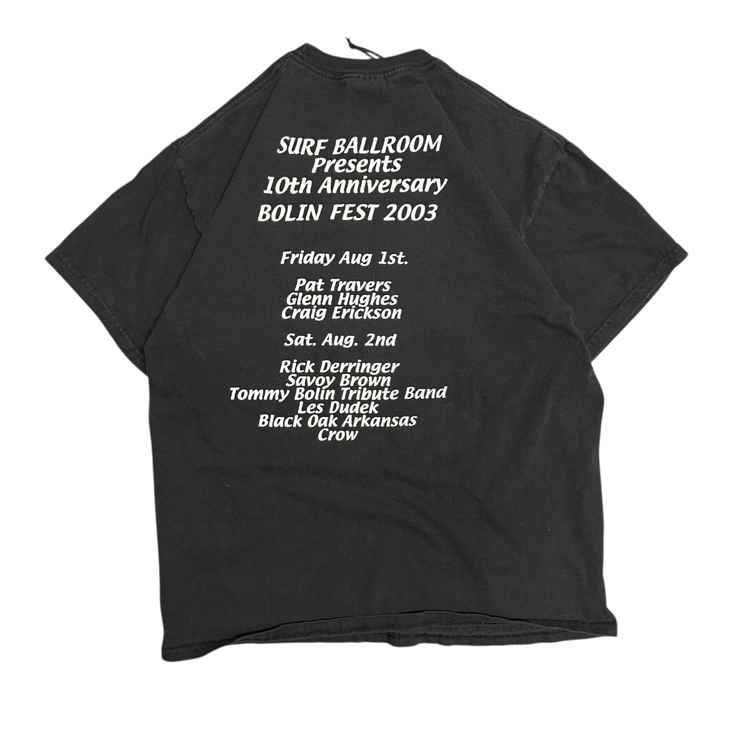 Y2K Tommy Bolin Bolin Fest T Shirt