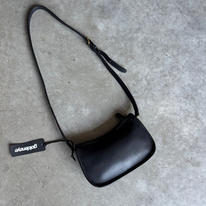 90s Coach Wendie Black Leather Crossbody Bag