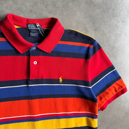 Y2K Youth Polo Ralph Lauren 6 Color Stripe Polo Shirt