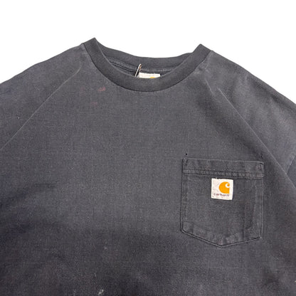 Vintage Carhartt Patch Navy Pocket Tee