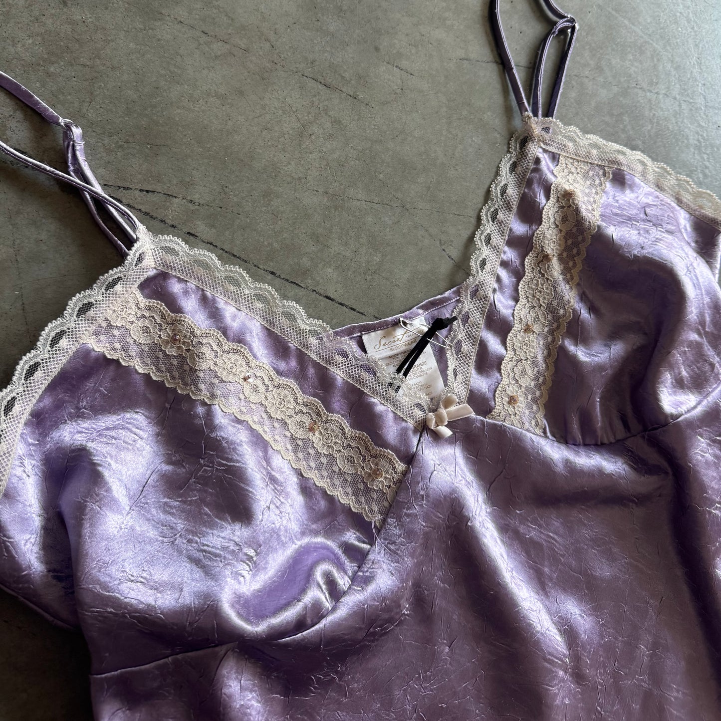 Women’s Y2K Purple Lace Fairy Camisole