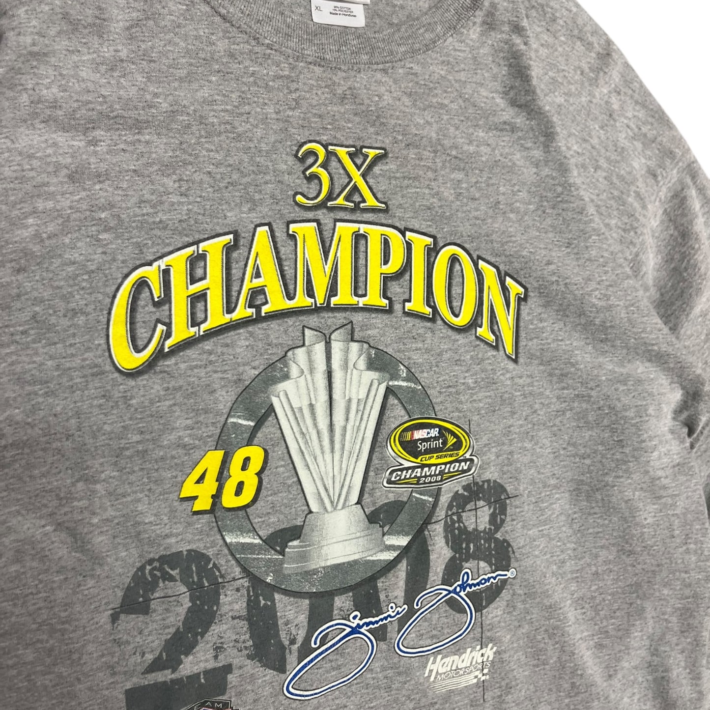 Y2K NASCAR Jimmie Johnson 3X Champion Longsleeve