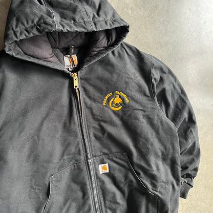 Carhartt J140 BLK Active Jacket W/ Premier Plumbing Embroidery