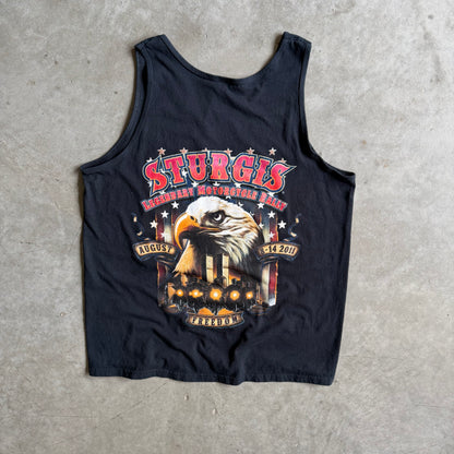 Sturgis 2011 Rally Racing Sleeveless Black Tee