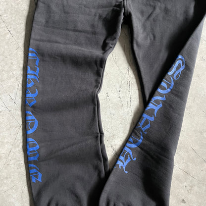 Chrome Hearts Blue Spellout Sweatpants