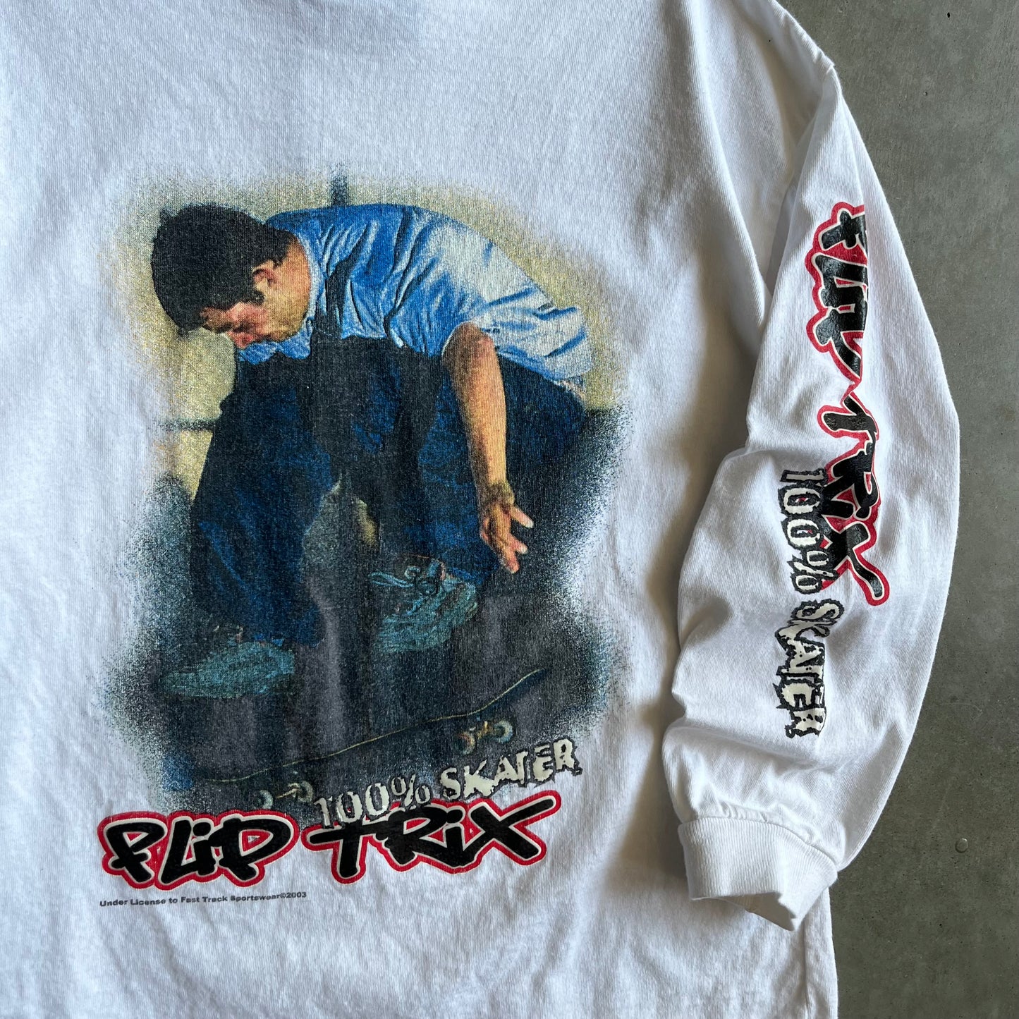 Vintage Flip Trix “100% Skater” Longsleeve Tee