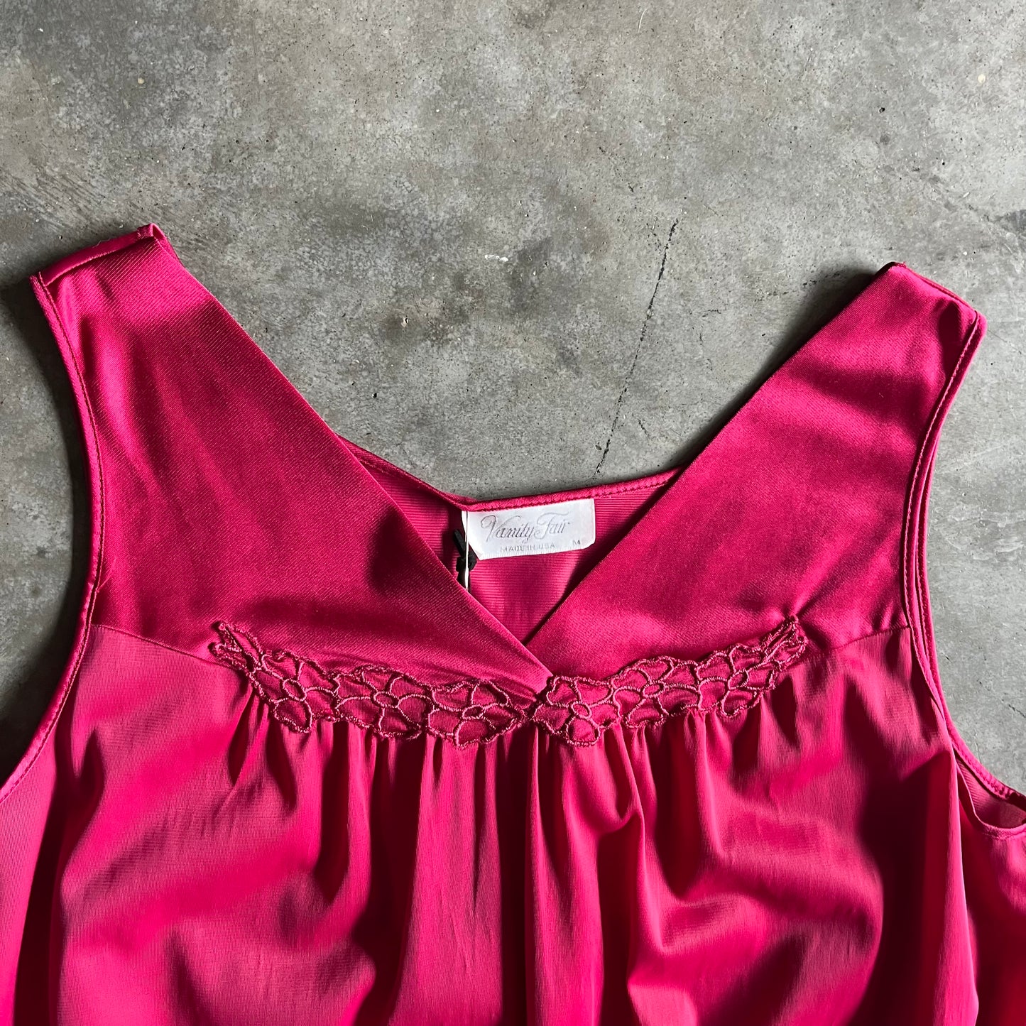 Women’s Vintage Vanity Fair Maroon Slip