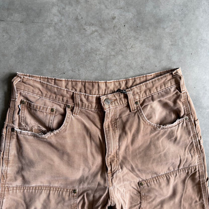 Vintage Carhartt B183 BUC Tan Double Knee Carpenter Jeans