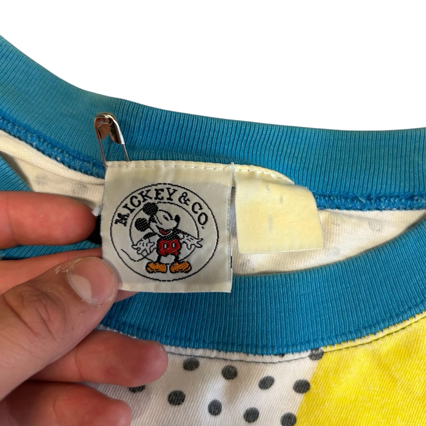 Vintage Mickey & Co. Pop Art AOP “GOSH” Tee