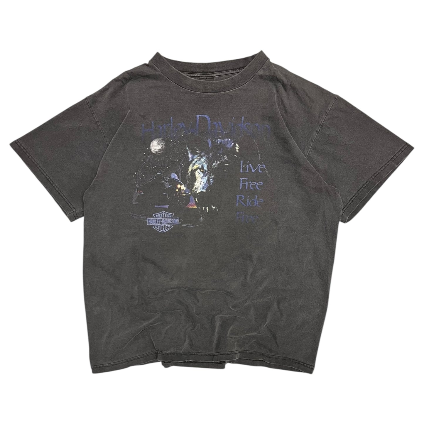 Vintage Harley Davidson Midnight Wolf Tee