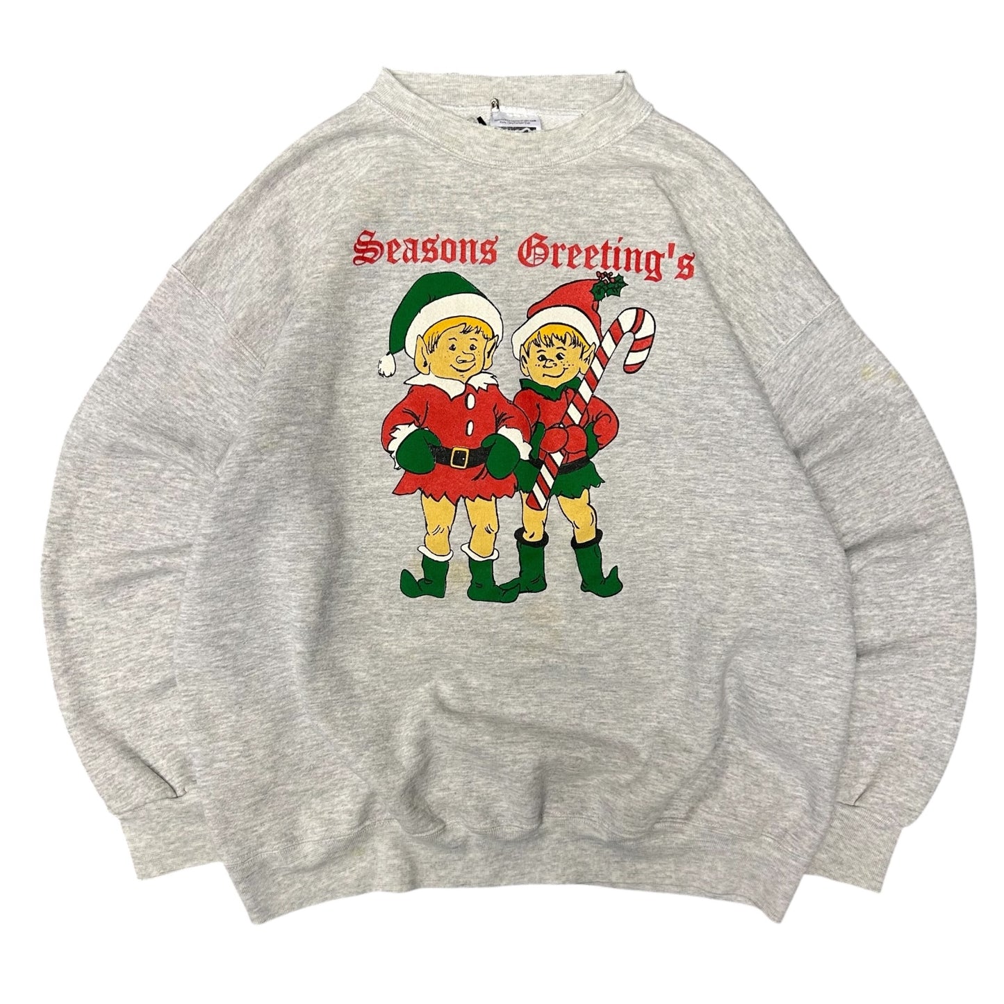 Vintage Seasons Greetings Elf Sweatshirt