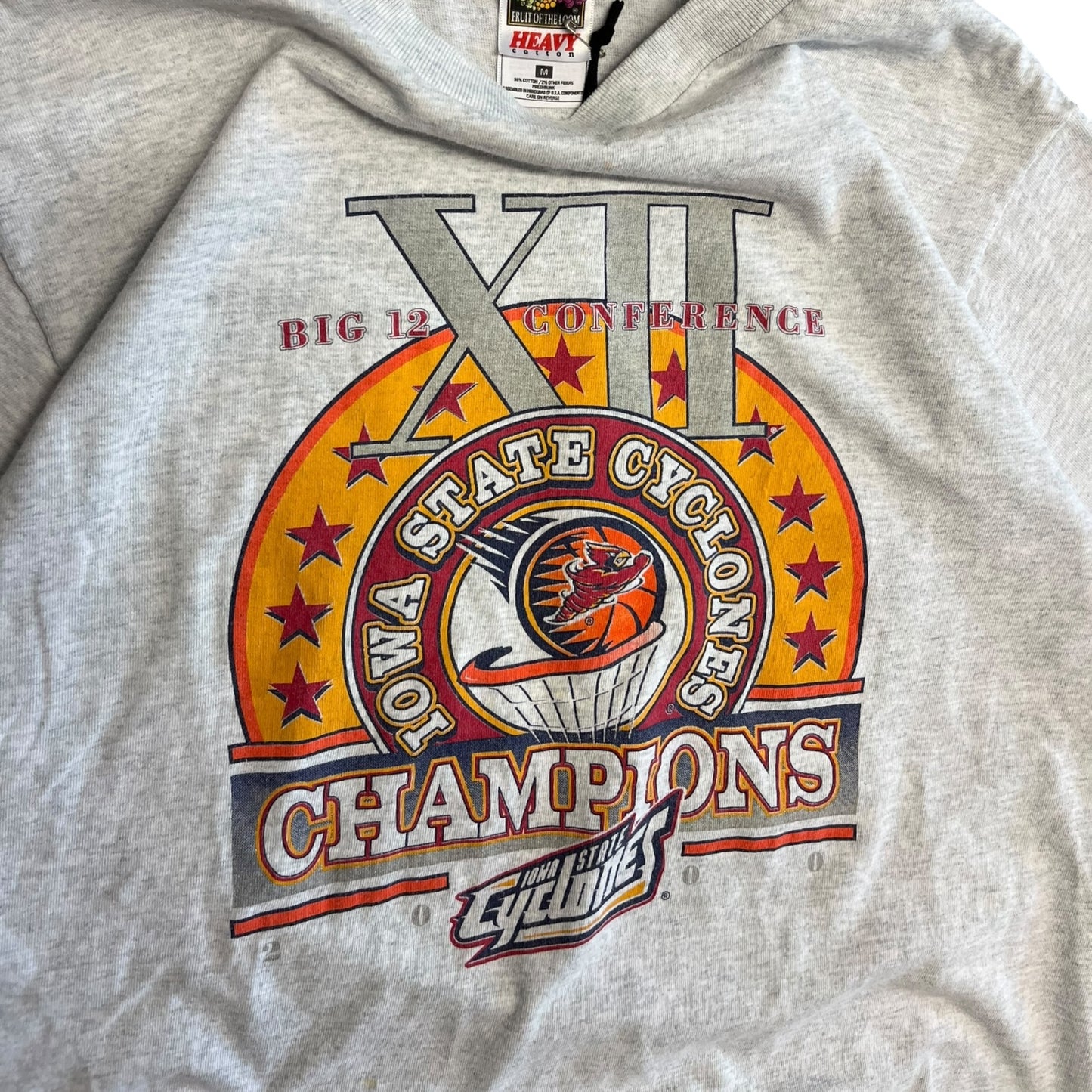 2000 Iowa State Basketball Big 12 Champions Tee