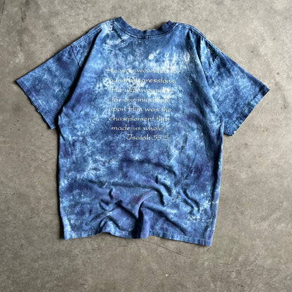 Vintage Gustave Dore Crucifixion Tie Dye Jesus T Shirt