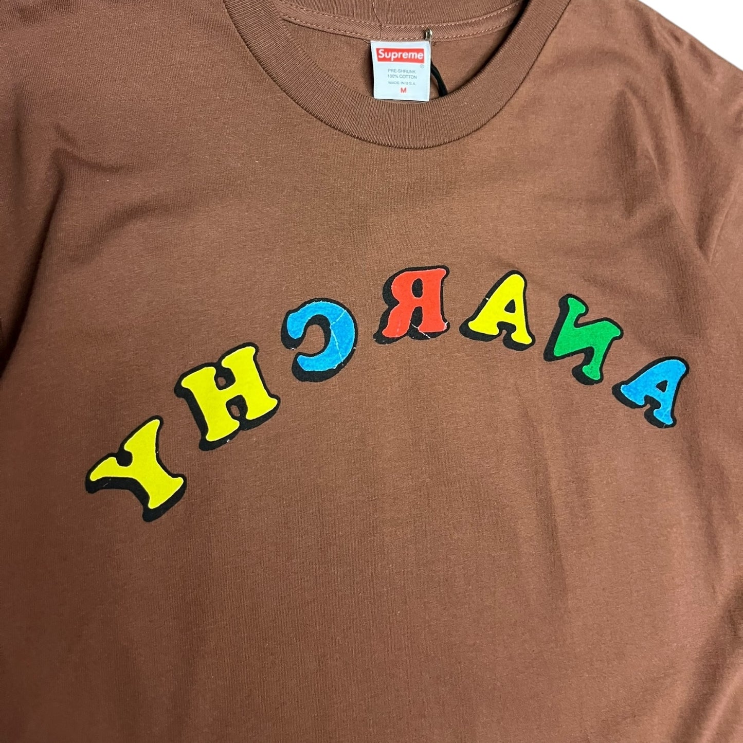 Supreme Jamie Reid
Anarchy Tee (Brown)