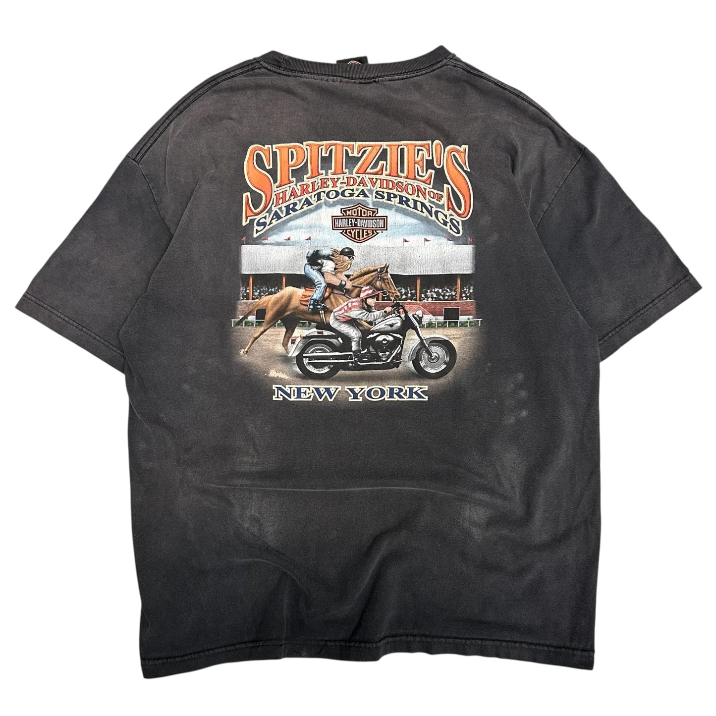 Y2K Harley Davidson Bull Tee