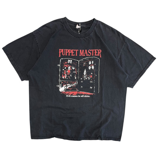 Y2K Puppet Master Evil Comes In All Sizes Tee