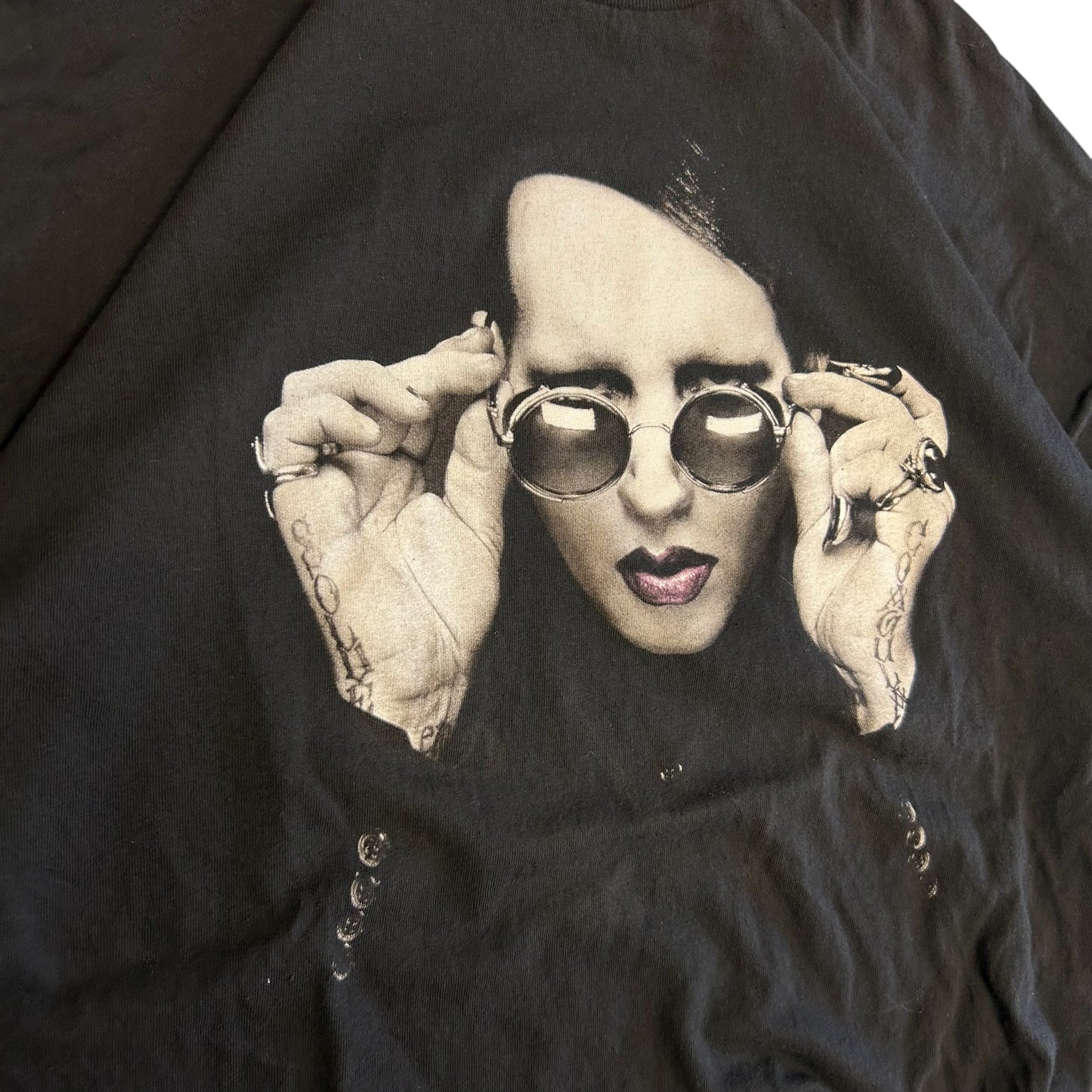 Marilyn Manson Portrait Print Tee