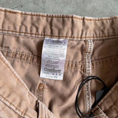 Vintage Carhartt B183 BUC Tan Double Knee Carpenter Jeans